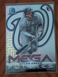Dylan Crews 2025 Bowman Mega Futures RC SSP Custodia Hit BFM-6 Washington Nationals - Foto 1 di 2