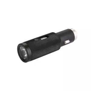 Portable 5V 2.4A Car Auto USB Quick Charger LED Torch Safety glass TN2F - Picture 1 of 1