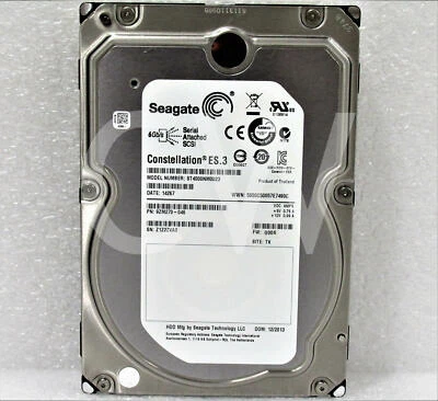 9ZM270-046 Seagate CONSTELLATION ES.3 4TB 7.2K RPM 6Gb/s 3.5" SAS HDD Hard Drive - Image 1 of 4