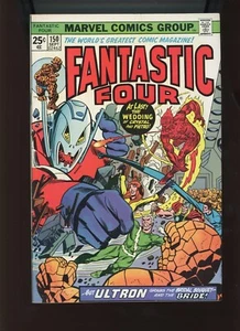 1974 Marvel,"Fantastic Four" # 150, Key, Crystal & Quicksilver Wed, MVS, VF,BX98 - Picture 1 of 2