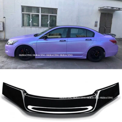 Alerón labial trasero negro brillante sedán de 4 puertas para Honda Accord 2008-2012 Foto 1 de 4