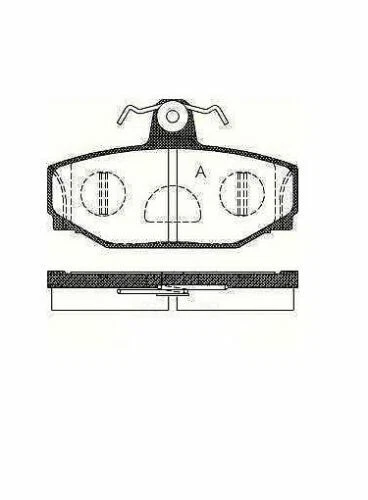 Plaquettes De Frein Arrière Volvo 760 960 S90 V90 Jusqu'À 1998 850 V70 AWD - Photo 1/1