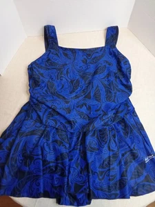 Costume da bagno unico H2O Wear taglie forti 20 made in USA🐬 - Foto 1 di 7