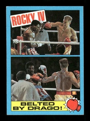 1985 Topps Rocky IV 21 Ivan Drago Dolph Lundgren Apollo Creed BXCP54 - Image 1 of 2