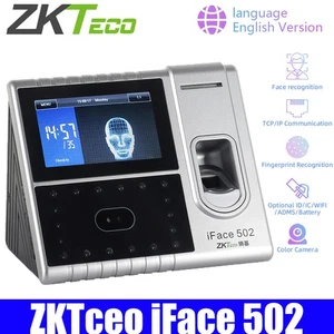 ZKTeco iface502 WIFI macchina presenza orario impronte digitali facciale orologio orario - Foto 1 di 21