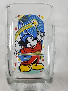 2 Walt Disney World Epcot 2000 Mickey Mouse 3D Celebration Square Glass - Picture 1 of 6
