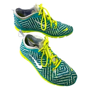Nike TR Fit 4 Damen-Laufschuh blau gelb Mesh Größe 9,5 629832-302 Sneaker - Bild 1 von 12