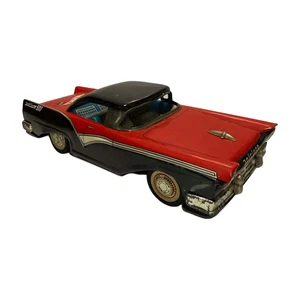 Coche de juguete de hojalata Toymaster Japón Ford Fairlane 500 años 50 vintage Hot Wheels fricción - Imagen 1 de 10