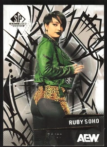 SPGU AEW Ruby Soho #73 Gold Parallel #/99 SP juego usado 2025 - Imagen 1 de 2