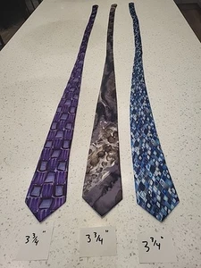 3 Jerry Garcia Men's 100% Silk Ties "Collection Fifty Seven & Eight" 58" - Picture 1 of 8