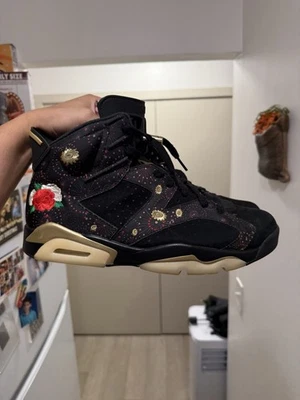 Air Jordan 6 Retro Año Nuevo Chino - Talla 11.5 - AA2492-021 Hombre Limpio SIN CAJA Foto 1 de 4