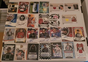 26 CARD NASCAR RACE USED RELIC & AUTO LOT LEGENDS RC PANINI PRESS PASS - Picture 1 of 1