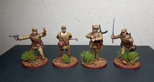 WWII Japanese HQ Officers Set (4 models) Various Scales Historical Wargaming - Picture 1 of 11