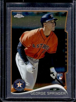 2014 Topps Chrome Update George Springer RC Rookie #MB-4 Astros - Image 1 of 2