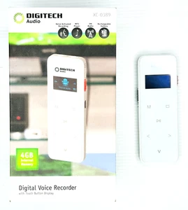 Digital Voice Recorder XC-0389 Digitech in original box with earphones - Picture 1 of 5