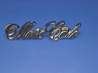 Vintage 1973 73 Monte Carlo Script Emblem Front Header Panel Part #325272 OEM. Chevrolet Monte Carlo