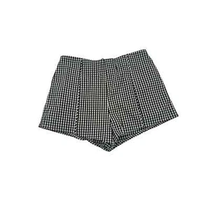 Wild Honey Retro Black White Gingham High Rise Hot Pant Shorts Size Medium NWT - Picture 1 of 10