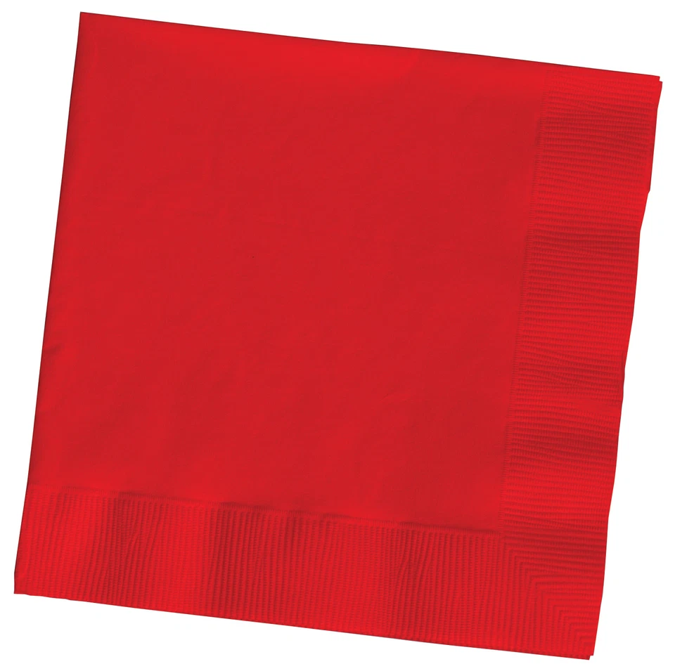 600 Red Paper Napkins Creative Converting 801031b