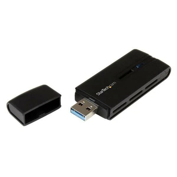 StarTech USB867WAC22 USB 3.0 AC1200 Dual Band Wireless-AC Network Adapter- Black - Image 1 of 1