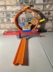 Hot Wheels City Speed Speedy Pizza Race Track Set Works Good, In EUC!