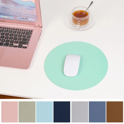 Rotondo Mouse Pastiglia Mono-Lato Universale Anti-scivolo per Laptop Ufficio Ca - Immagine 1 di 4
