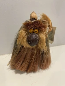 Vintage Folk Art Ken Arensbak 5” Troll Handmade by 5 Arts Studio Cosby TN W/ Tag - Picture 1 of 8