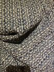 4.50 Mtrs Of Exquisite Blue And Grey Woven Textured Fabric By Larsen
