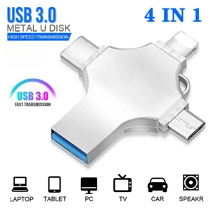 4in1 2TB USB 3.0 Flash Drive Speicherstick Für iPhone iPad OTG Android PC - Bild 1 von 11