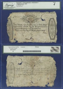 DÄNEMARK 1 RIGSBANKDALER 1819 P-A53 BEWERTET GUT 4 - Bild 1 von 1