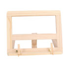 Desk Book Holder Compact Wooden Reading Stand Multi Functional For Tablet For