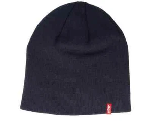 MENS LEVIS RED TAB CLASSIC PULL ON OTIS BEANY HAT 14148 - NAVY BLUE