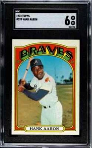 💥🟦Hank Aaron💥🟦 1972 Topps #299 - SGC 6 BRAVES - Picture 1 of 2