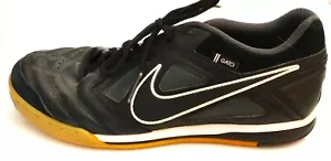 Scarpe da calcio/futbol Nike da uomo Gato in pelle nera indoor 415123-001 taglia 9,5 - Foto 1 di 9