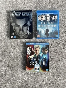 Stark Trek Blu Ray Steelbook And Star Trek Beyond And Into The Darkness - Picture 1 of 3