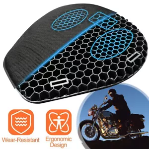 Motorcycle Seat Cushion,3D Honeycomb Seat Cushion Nonslip Motorbike Seat Cushion - Picture 1 of 12