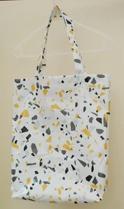 GEOMETRICAL Pattern TOTE SHOPPER bag Fabulous! HANDMADE OILCLOTH BN! - Picture 1 of 7