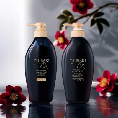 SHISEIDO TSUBAKI Premium EX Damage Care & Repair Hair Care Set 450 ml*2 - Image 1 of 3