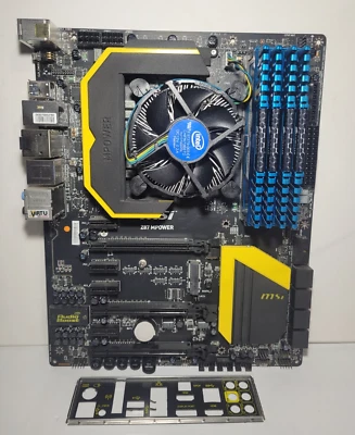 MSI Z87 MPower Mainboard mit i5 4670k CPU, 16GB RAM. - ⭐Getestet⭐ - Bild 1 von 4