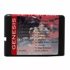sega mega drive Genesis 16 In 1 Games Kassette PAL