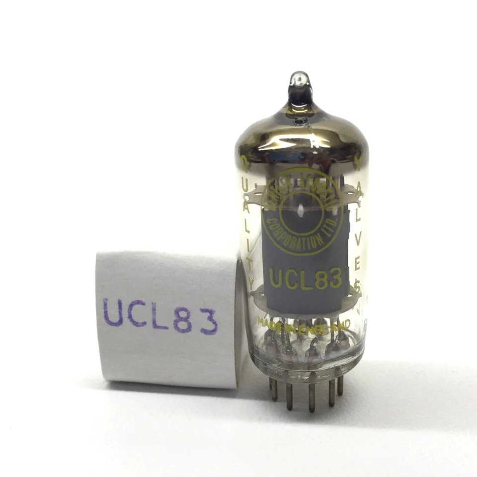 BENTELY ACOUSTIC MULLARD Tubos de válvula acústicos UCL83 NOS Bentley hechos por Mullard Reino Unido