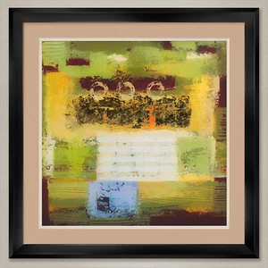 35W"x35H" WITH YOU II by JADA - DOUBLE MATTE, GLASS and FRAME - Picture 1 of 5
