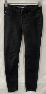 Arizona Jean Co Niñas Superflex Negro Algodón Rayón Jeggings Pantalones Talla 8 - Imagen 1 de 15