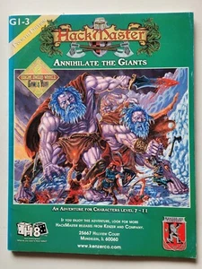 G1-G3 annliate the giants hackmaster RPG juego de rol kenzer Hack master - Imagen 1 de 1