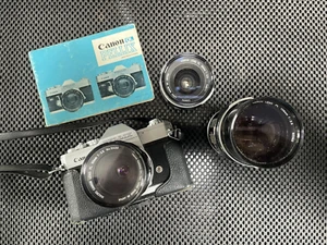 Canon Pellix QL 35mm w/FL 50mm f/1.4 plus 2 more Lens, Flash, Cases & Manual - Picture 1 of 11