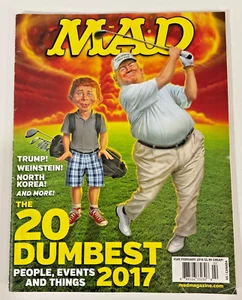 MAD Magazine #549 February 2018 The 20 Dumbest People Events Things 2017 - Picture 1 of 6