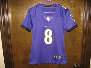 Lamar Jackson Nike On Field #8 Baltimore Ravens Football Trikot NFL Größe Jugend M - Bild 1 von 5