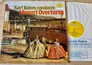 DG 2535 229 MOZART OVERTURES LP BOHM (1977) NM- ENGLAND - Picture 1 of 3