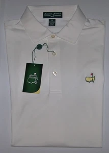NEU AUGUSTA NATIONAL GOLF CLUB Polyester Spandex Poloshirt MASTERS Größe M weiß - Bild 1 von 6