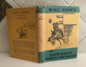 Will James / Cowboys North and South w/Dust Jacket - HC 1945 Later Printing - Picture 1 of 14