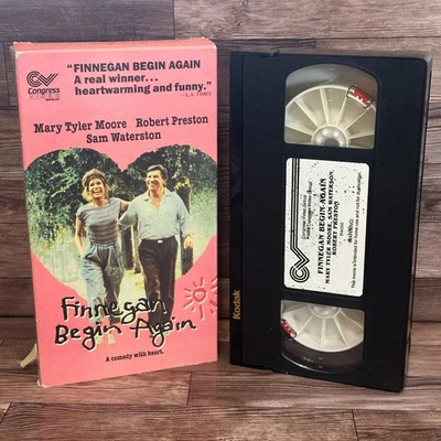 Finnegan Begin Again VHS Used Mary Tyler Moore Robert Preston Comedy OOP Rare Foto 1 de 4